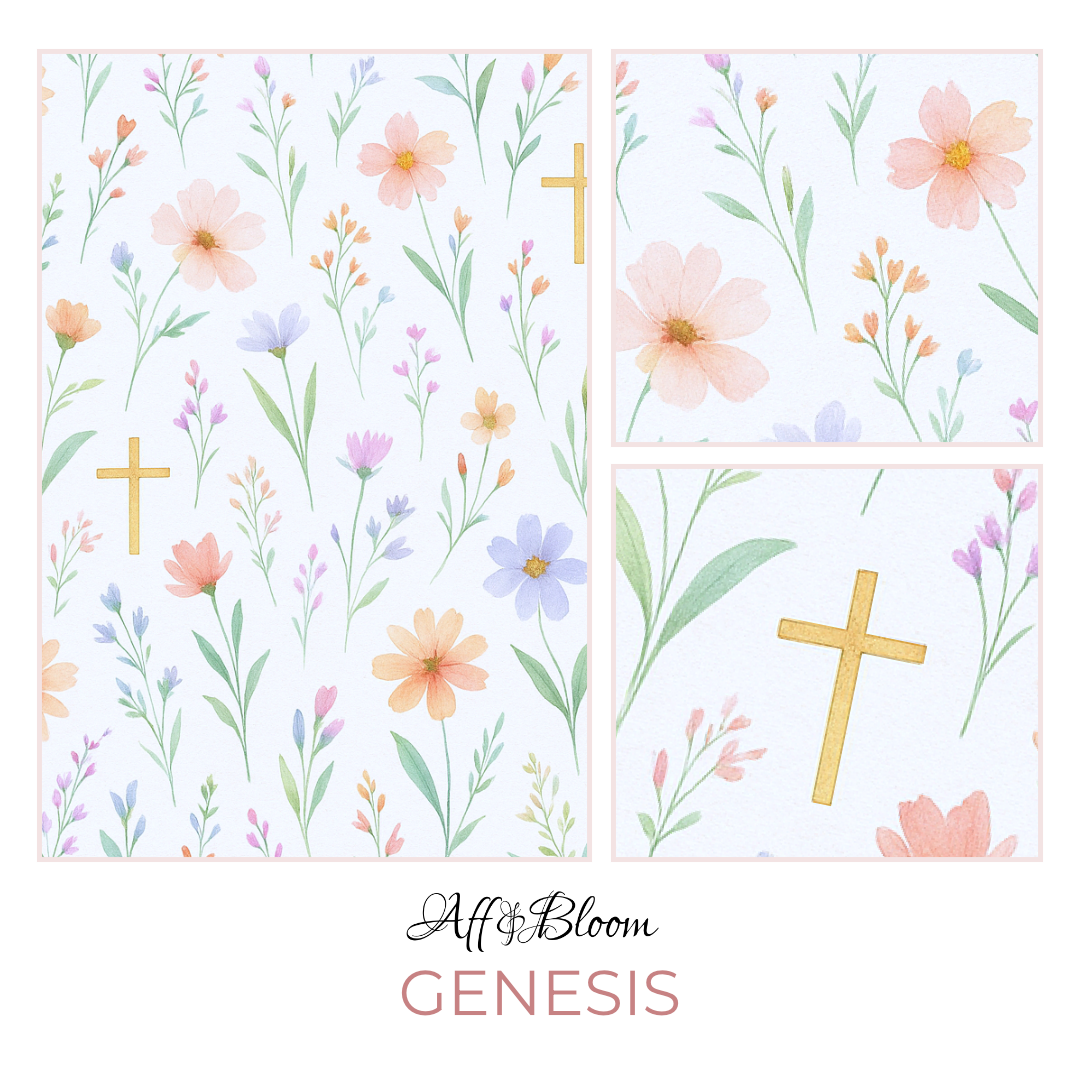 Genesis - Christian Floral - Surface Design