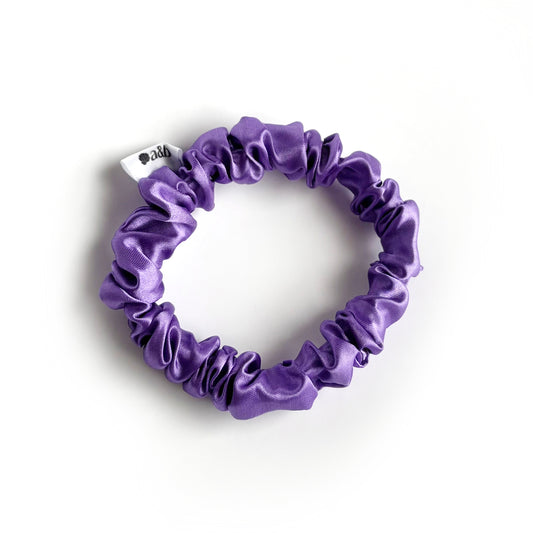 Lilac Satin Scrunchie