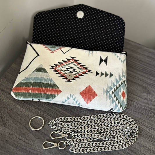 Geometric Convertible Envelope Bag