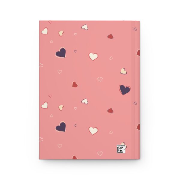 Hardcover Journal - Betty Boop Collection - Pink, Purple, and Red Heart Design - Image 2